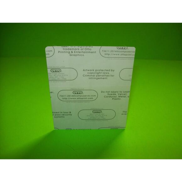 Weird Al Backstage Pass Running with Scissors Concert Tour Original 1999 Promo - Picture 3 of 12